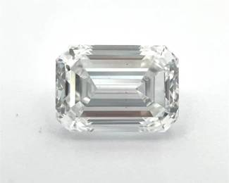 1.91 Carat Lab-Grown Emerald Cut Diamond