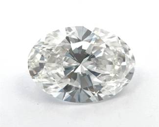 2.67 Carat Lab-Grown Oval Brilliant Diamond