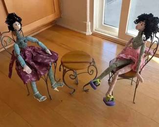 CL174Dolls With Play Patio Set