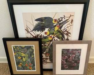 CL154Colorful Bird Art