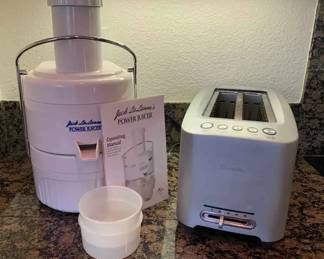 CL120Jack La Lannes Power Juicer  Breville Toaster