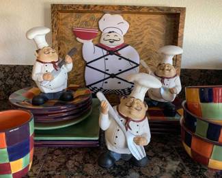 CL130Kitchen Dishes  Chefs 