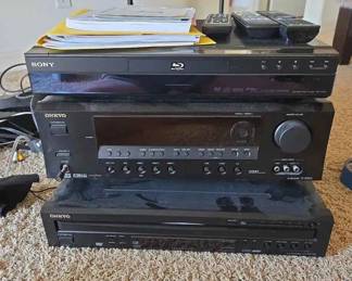 CL110Sony And Onkyo Home Audio Equipment 