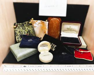  Lot of Jewelry Presentation Boxes and Pouches