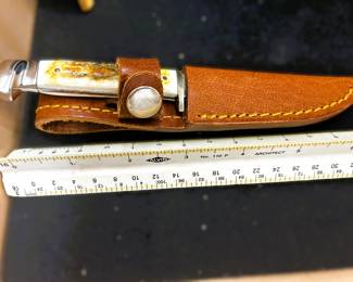  Rough Rider Fixed Blade Knife with Sheath