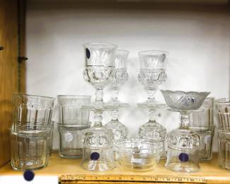  Lot of Clear Glassware
