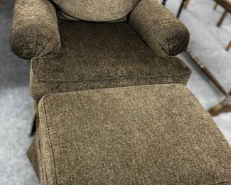  Taylor King Club Chair and Ottoman