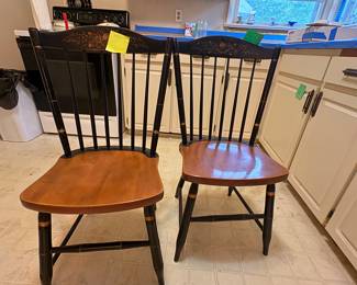 Four Antique Hitchcock chairs excellent condition