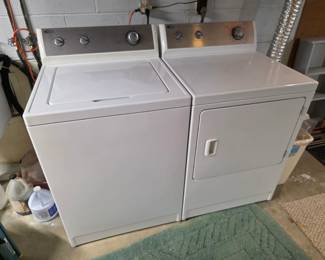 Amana washer and dryer, both tested and work well!