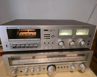 Vintage Kenwood KX-760 stereo cassette deck, good working condition!