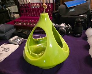 Mid-Century 1960's Hanging Ashtray by Hoodwink Vohann of California 