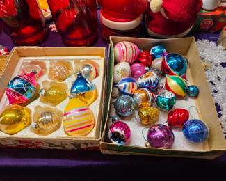 Shiny bright christmas ornaments!