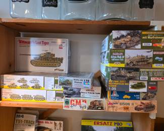Vintage Military model kits!
