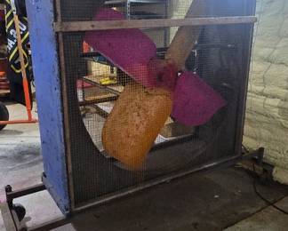 Large Fan on Wheels