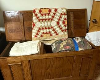 Oak Blanket Chest