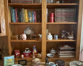 Assorted Decorative Items and Books including 'The World of...' Art Series