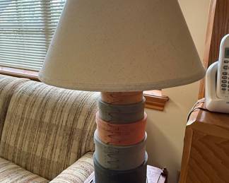 Shaker Style Stacked Box Lamp