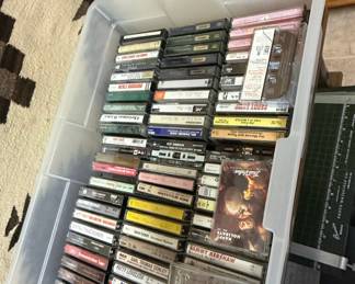 Assorted Country Music Cassette Tapes Collection