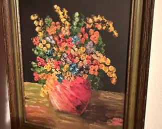 Impressionistic Floral Still Life Oil Painting
