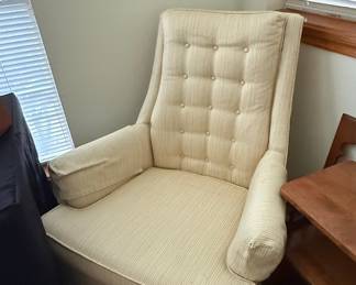 Tufted Upholstered Armchair