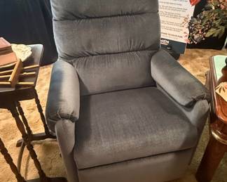 Gray Fabric Lift Recliner