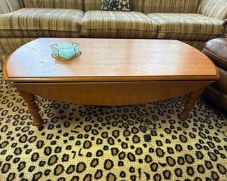 Ethan Allen Maple Drop Leaf Coffee Table