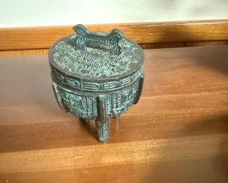 Chinese Bronze Ding Censer