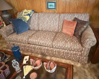 Vintage Striped Sofa by Roth & Brader Furniture