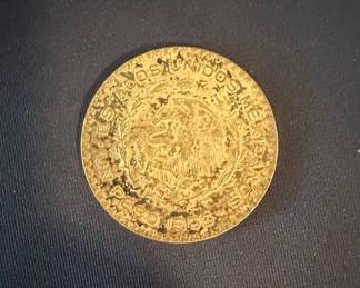 Mexican 5 Pesos Silver Coin (1968)