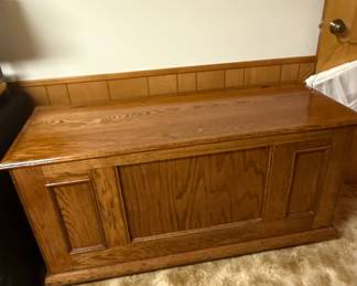 Oak Blanket Chest