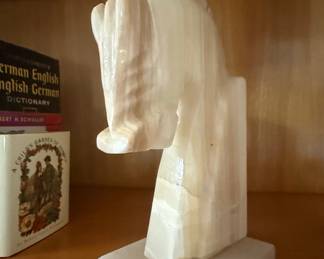 Onyx Horse Head Bookends
