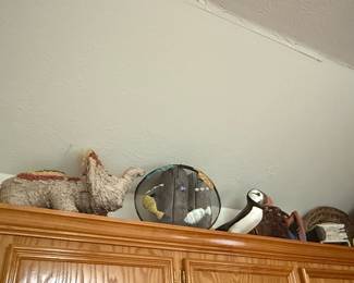 Folk Art Stuffed Animals and Decorative Objects