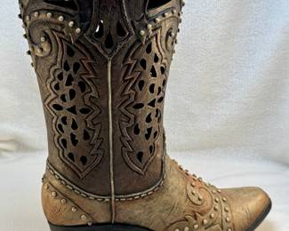 Decorative Metal Cowboy Boot