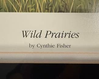 Cynthie Fisher "Wild Prairies" Signed Limited Edition Framed Print