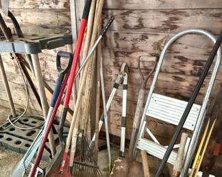 Assorted Garden and Yard Tools