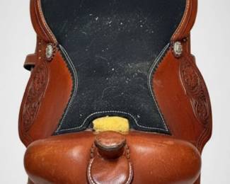 Classic Equine Floral Tooled Western Saddle