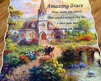 Nicky Boehme "Amazing Grace" Quilted Throw Blanket