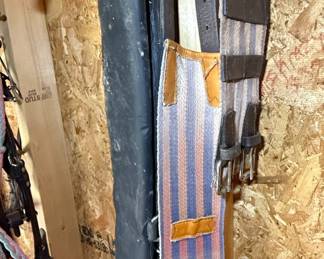 Equestrian Saddle Pad and Girth Set