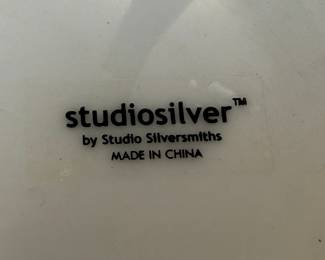 Studio Silversmiths Divided Serving Dish with Handle
