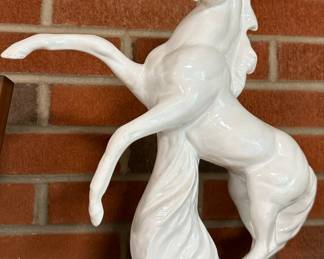 Brimfield Mold Rearing Horse Figurine