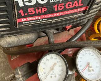 Craftsman 150 PSI 1.5 HP 15 Gallon Air Compressor