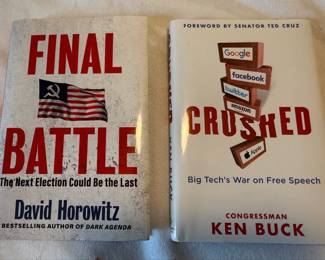 Final Battle by David Horowitz and Crushed by Ken Buck