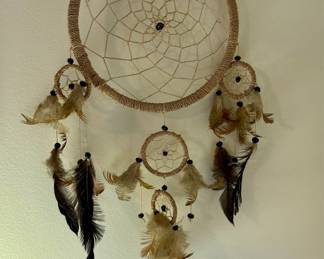 Horseshoe Dreamcatcher with Turquoise Beads