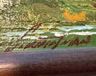 Whitman Style Landscape Oil Painting