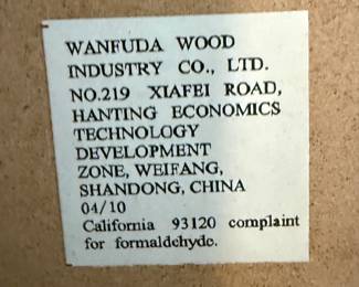 Wanfuda Wood Industry Co., Ltd. Furniture