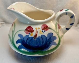 Gail Pittman Hand-Painted Ceramic Pitcher