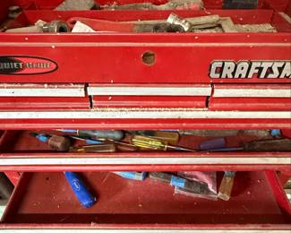 Craftsman Red Metal 7-Drawer "Quiet Glide" Tool Chest