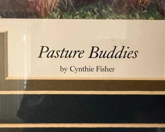 Pasture Buddies by Cynthia Fisher Art Print