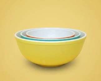 Pyrex Primary Colors Mixing Bowl Set