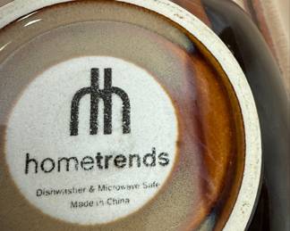 Hometrends "Bazaar Brown" Stoneware Dinnerware Set